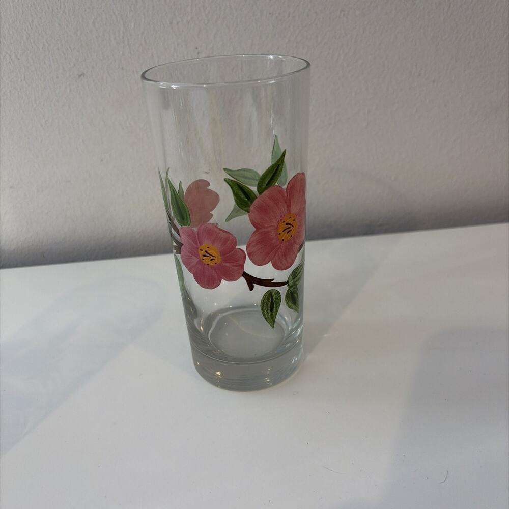 1 Franciscan Desert Rose Tumbler Drinking Glass 16oz EUC. (8 available)